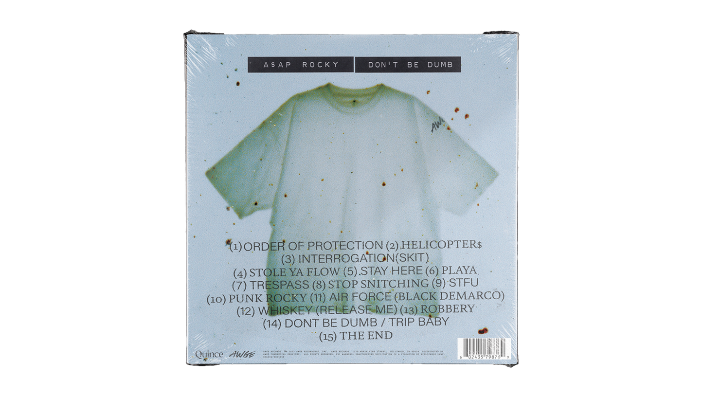 A$AP ROCKY x QUINCE SHIRTHEAD EXCLUSIVE VINYL